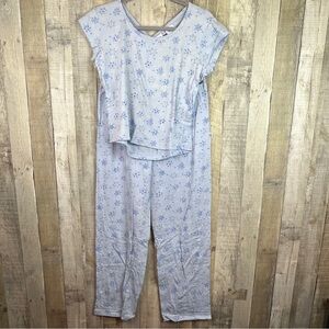 Personal Identity 2-pc Small PJ Set Top & Pants A Star Design Drawstring…